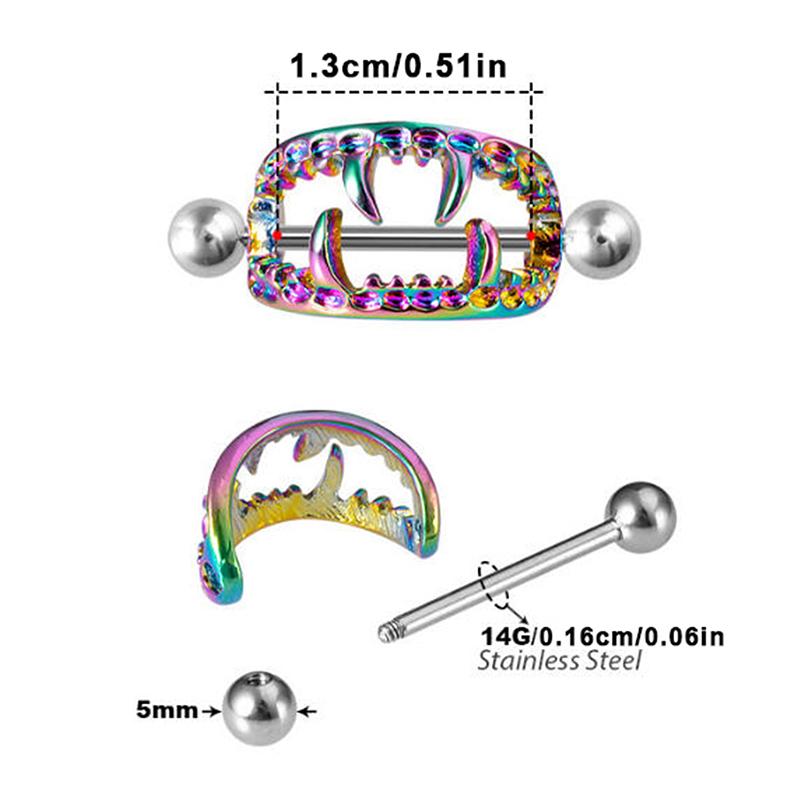 1pcs Stainless Steel Nipple Ri - đánh giá và giá Body Jewelry Nipple Rings