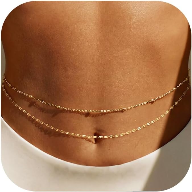14K Gold Plated Waist Chain Wo - đánh giá và giá Body Chain Jewelry