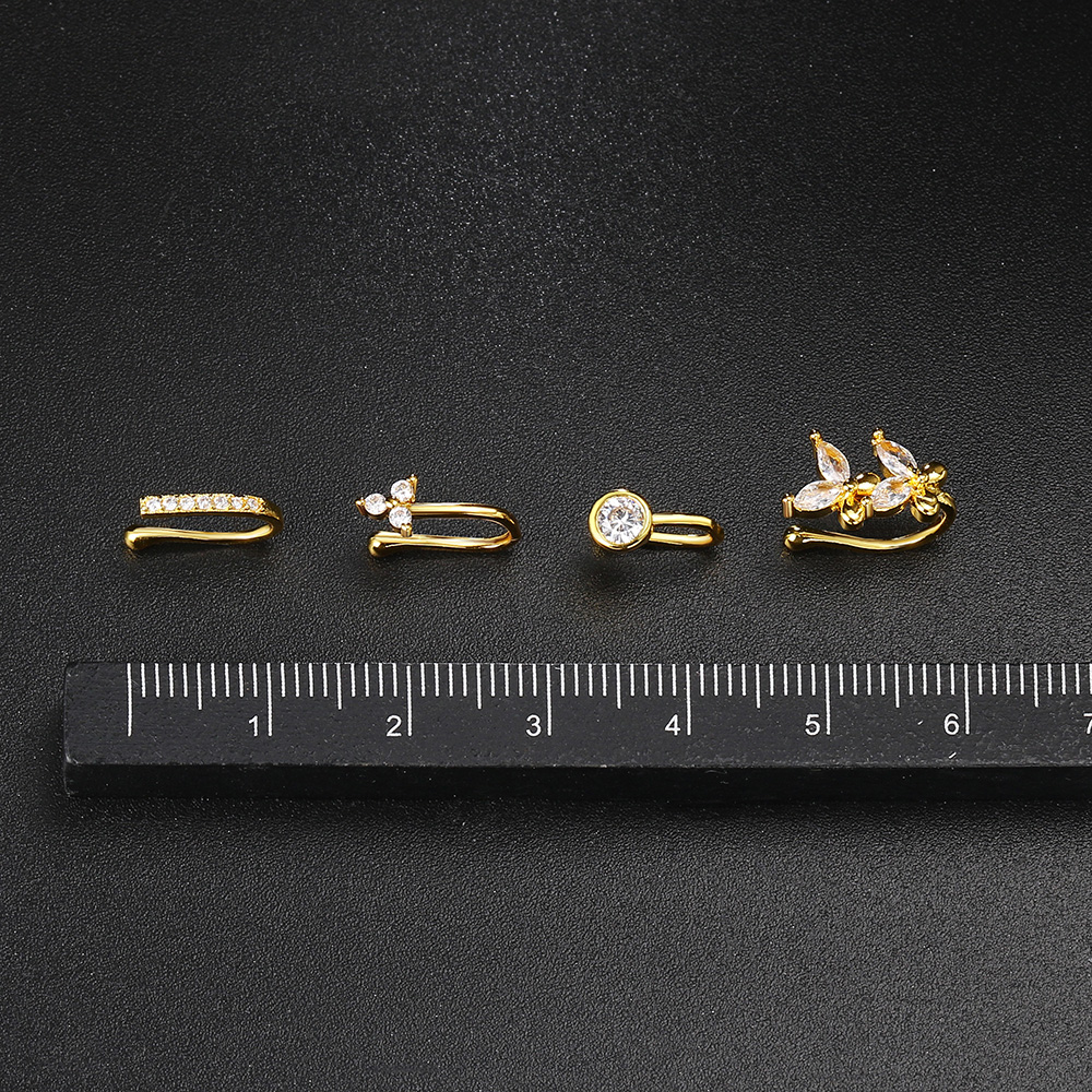 Fake Piercing Clip Nose Ring C - đánh giá và giá Body Jewelry Trend